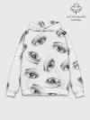 Худи мужской база хлопок / глаза
