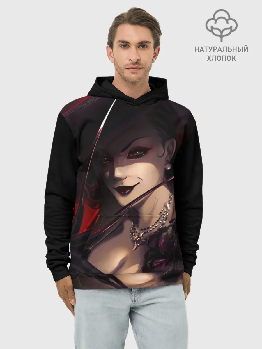 Худи мужской база хлопок / Resident Evil Village