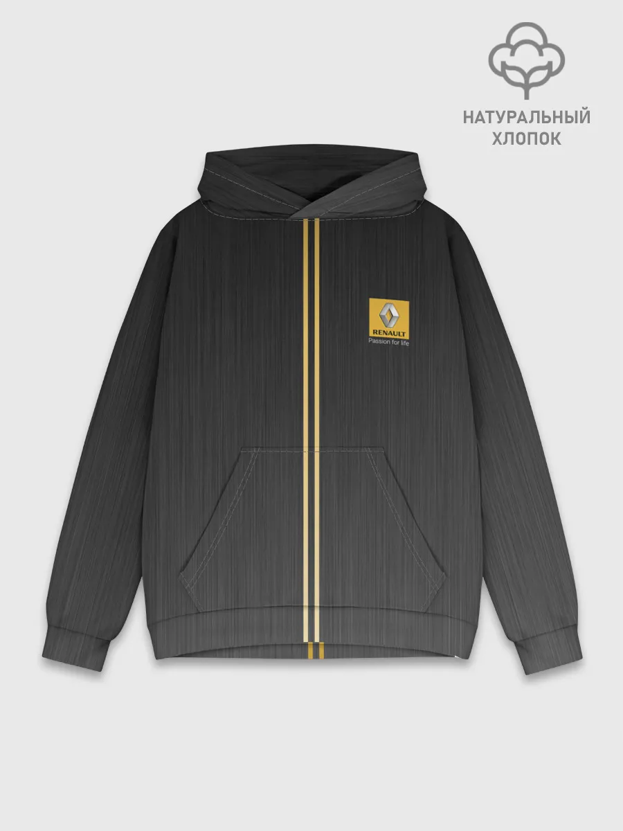 Худи мужской база хлопок / RENO Passion for life