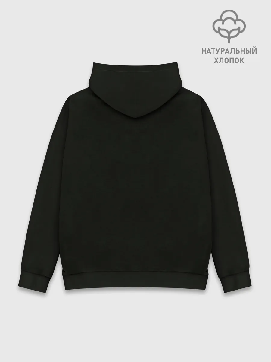 Худи мужской база хлопок / Лионель месси с автографом