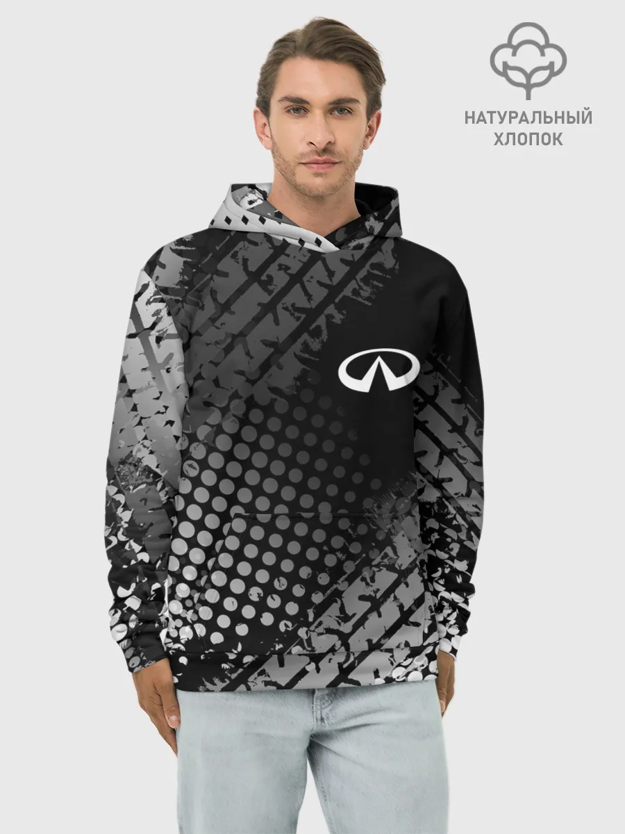 Худи мужской база хлопок / Infiniti