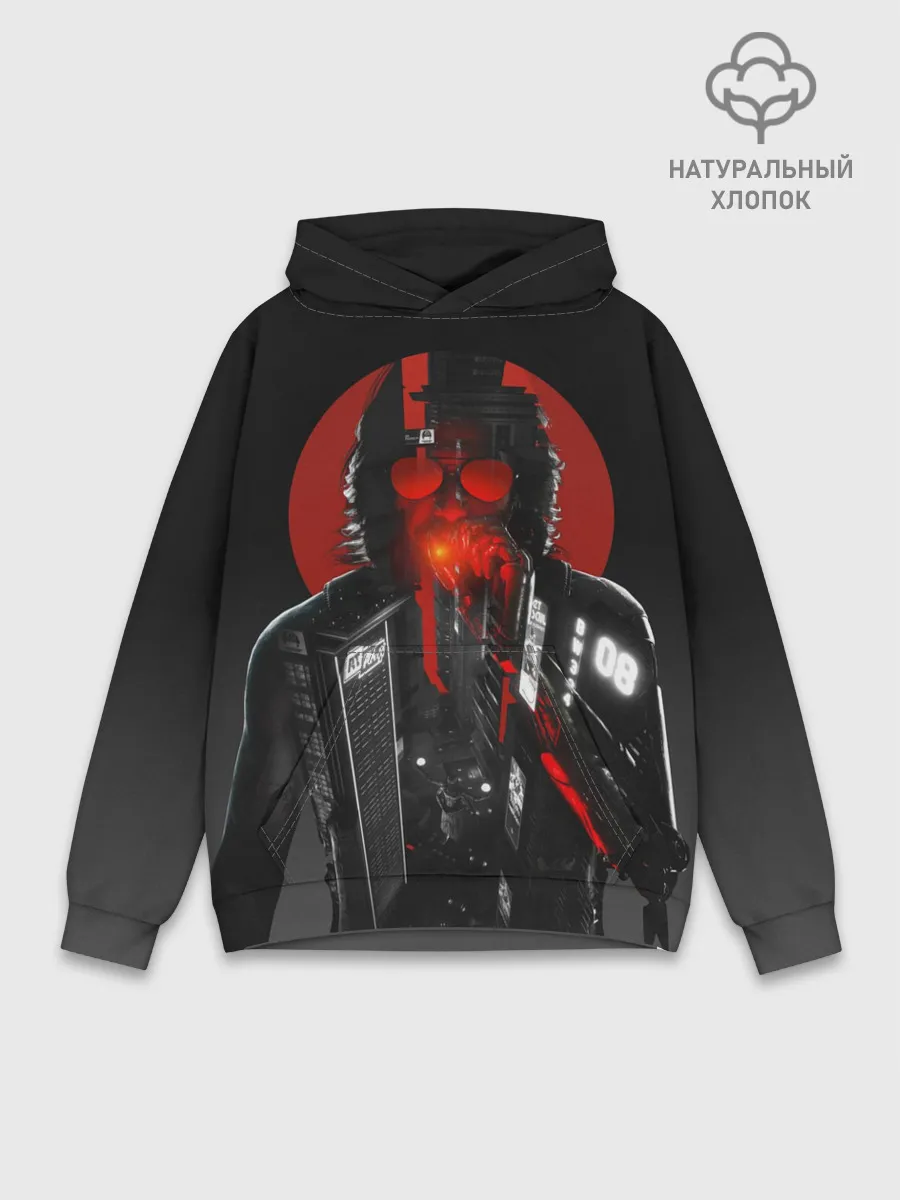 Худи мужской база хлопок / Cyberpunk 2077 | Джонни