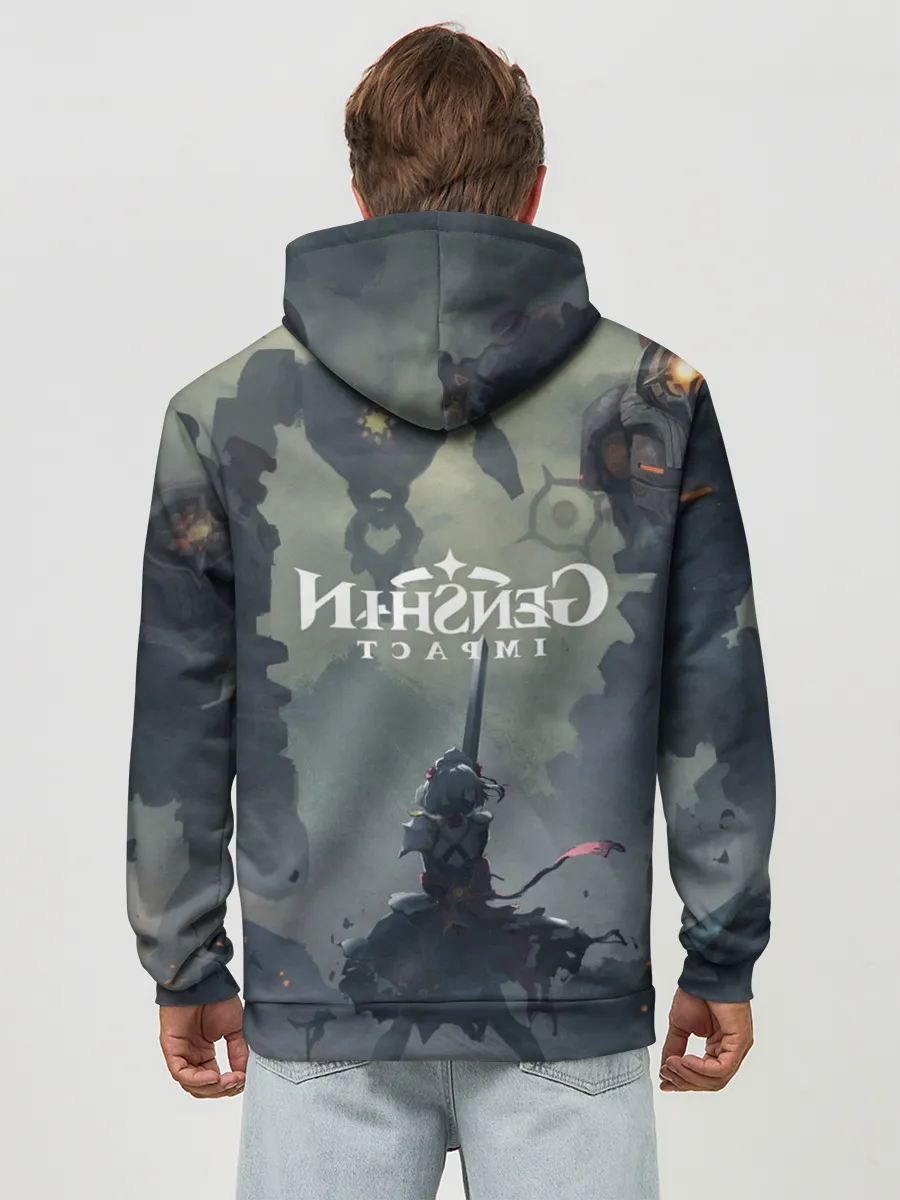 Худи мужской база хлопок / Genshin impact | Noelle