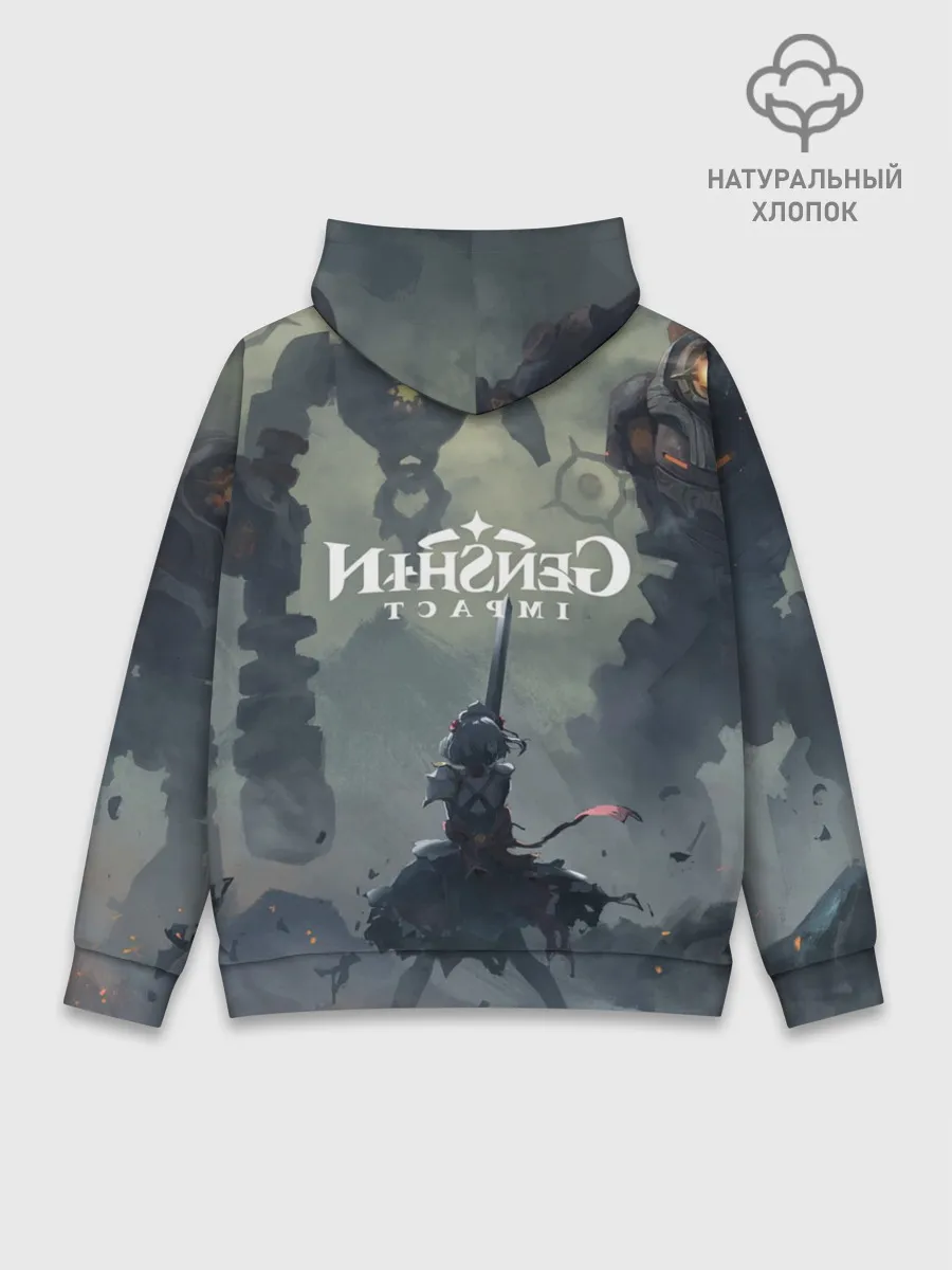 Худи мужской база хлопок / Genshin impact | Noelle