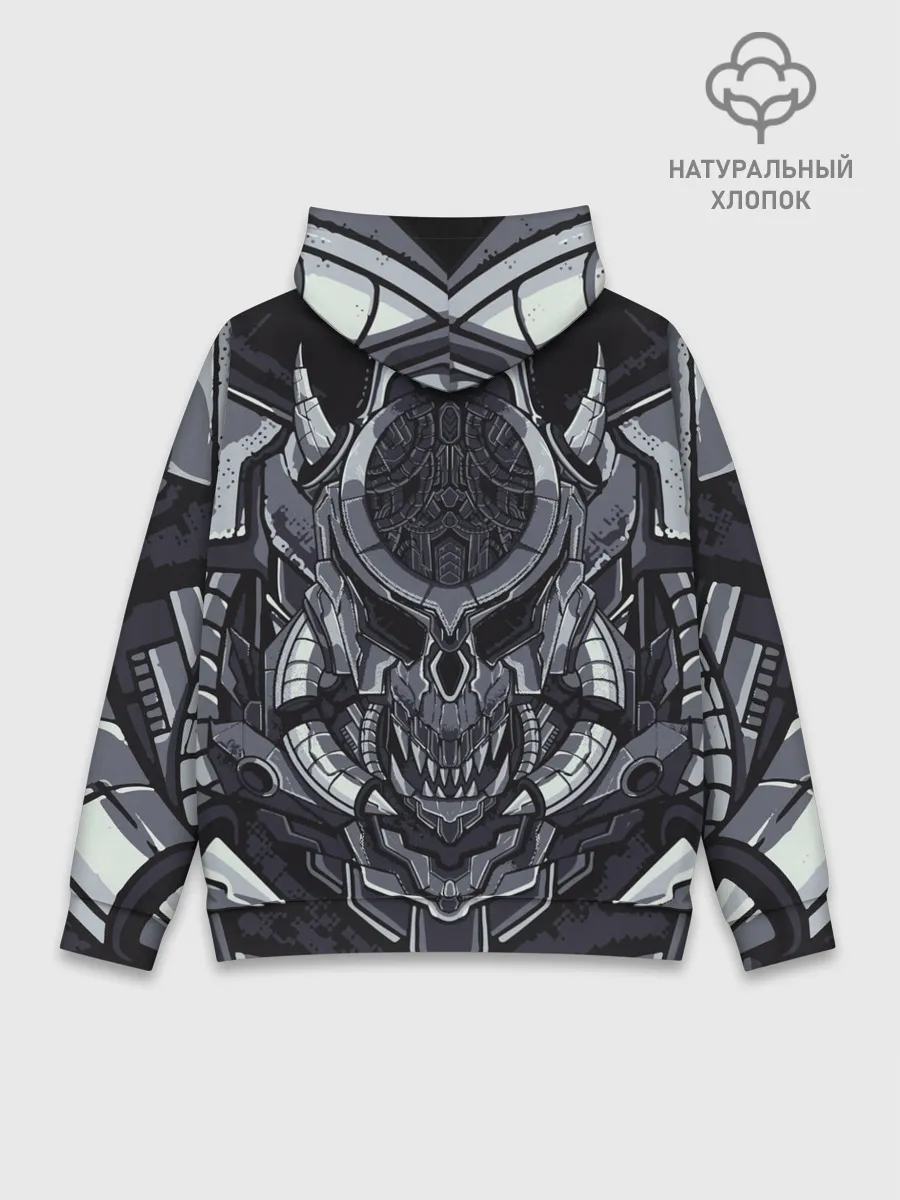 Худи мужской база хлопок / Механический робот
