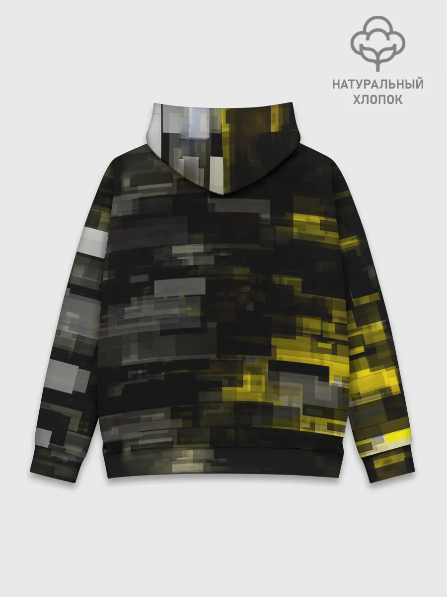 Худи мужской база хлопок / MILITECH камуфляж Cyberpunk 2077