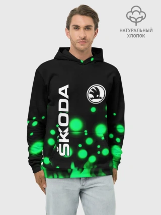 Худи мужской база хлопок / Skoda