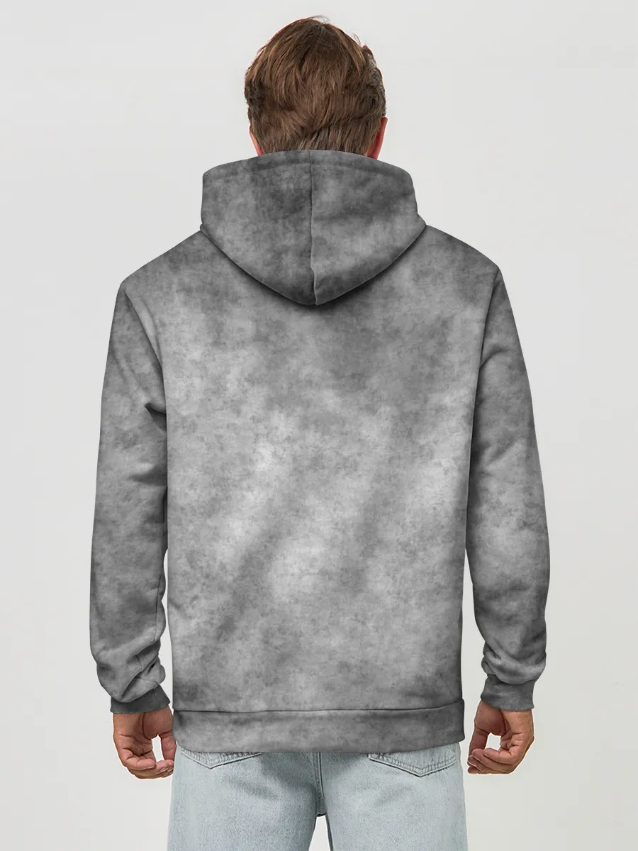 Худи мужской база хлопок / Лев