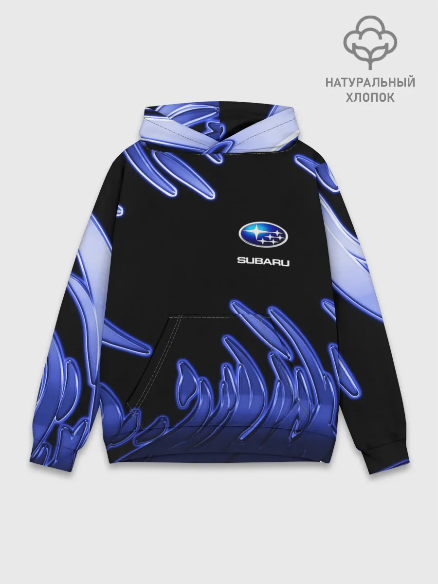 Худи мужской база хлопок / Subaru