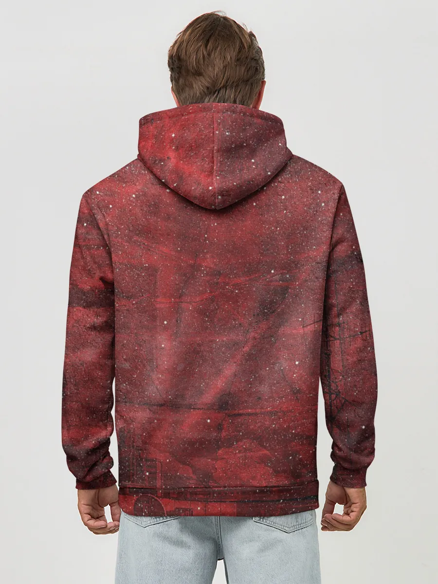 Худи мужской база хлопок / Zero Two в толстовке