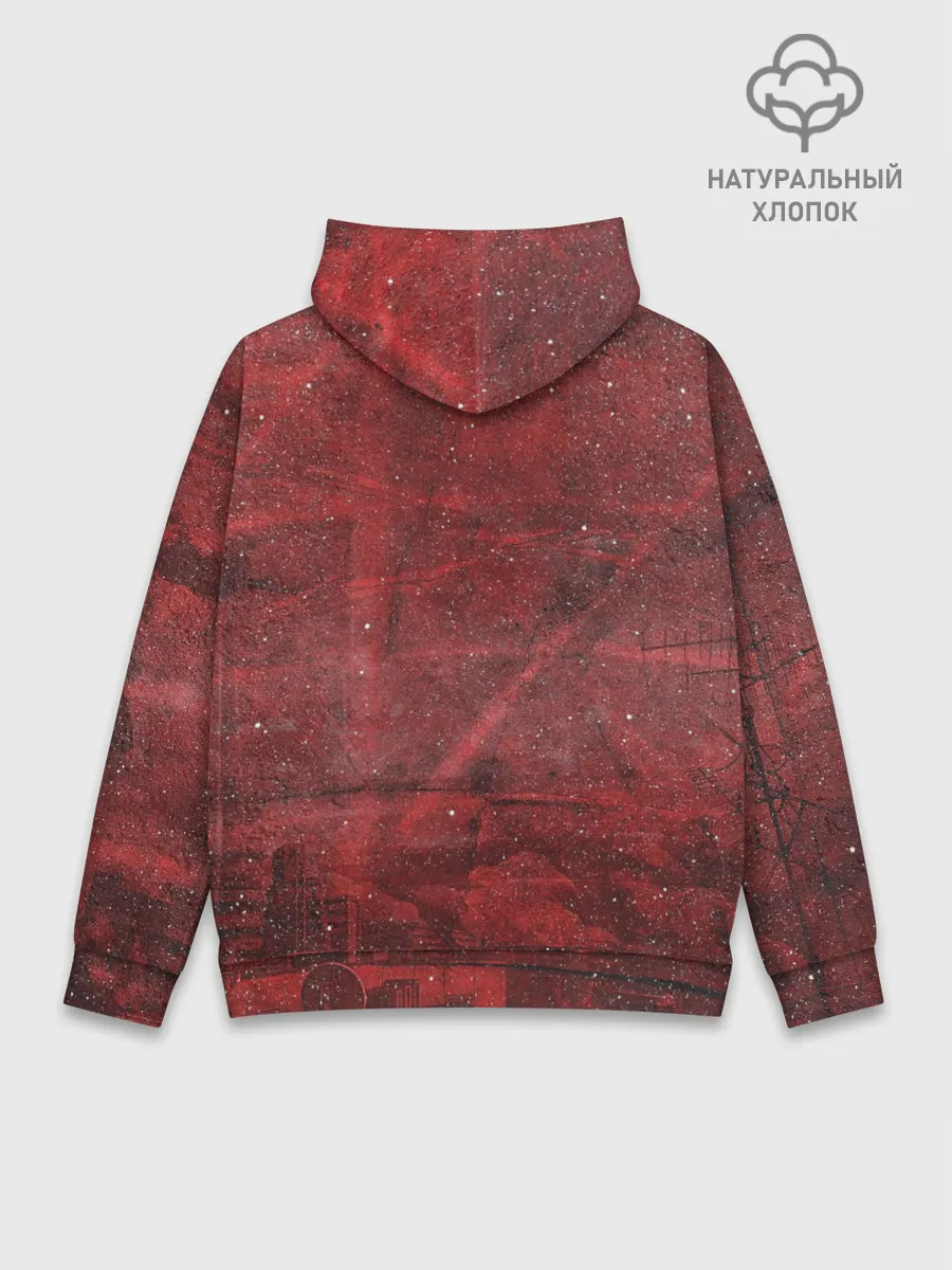 Худи мужской база хлопок / Zero Two в толстовке
