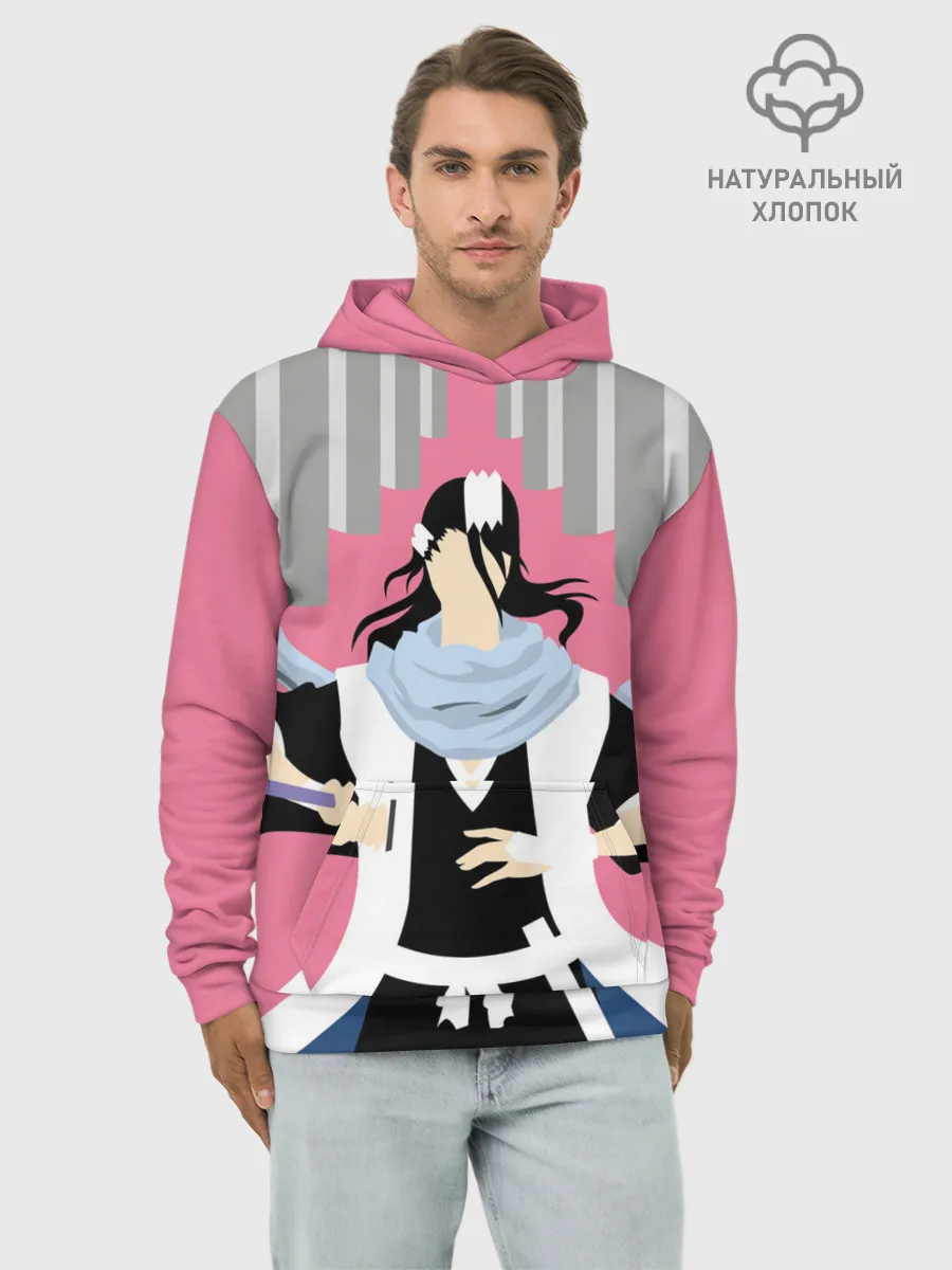 Худи мужской база хлопок / Бякуя Кучики