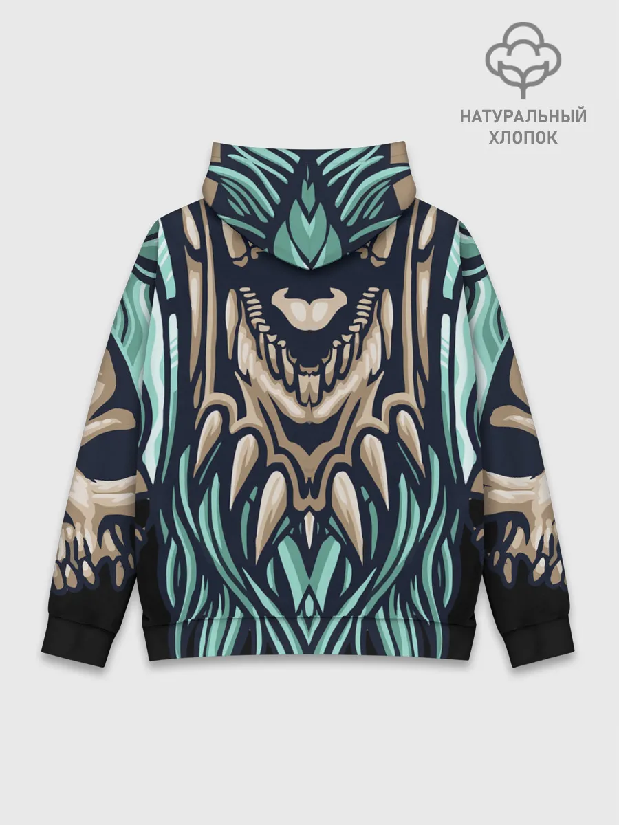 Худи мужской база хлопок / Древний зомби