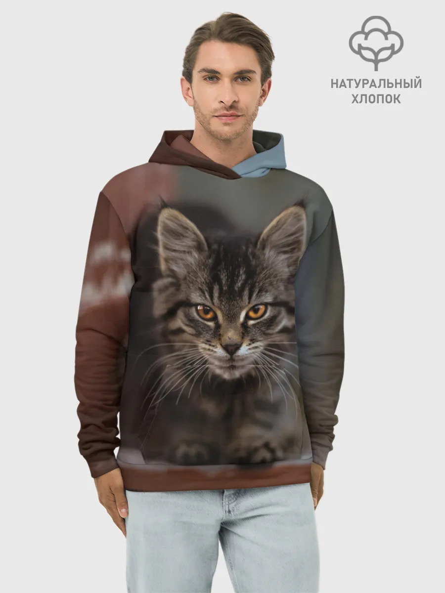 Худи мужской база хлопок / мой внутренний зверь