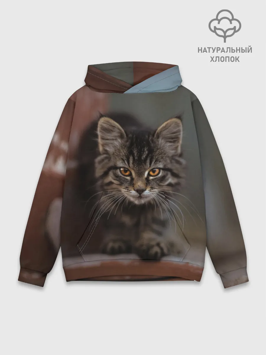 Худи мужской база хлопок / мой внутренний зверь