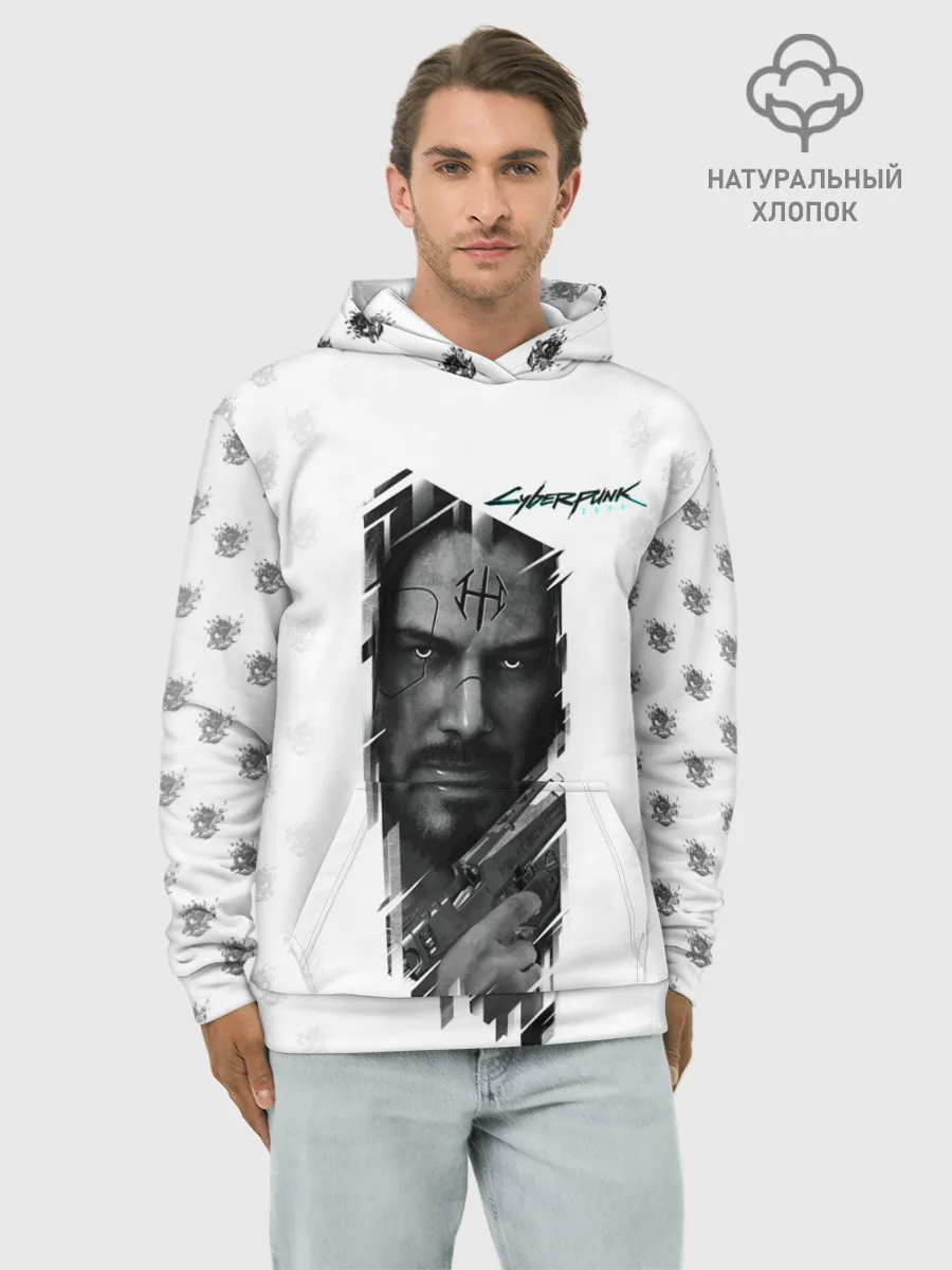 Худи мужской база хлопок / Cyberpunk 2077