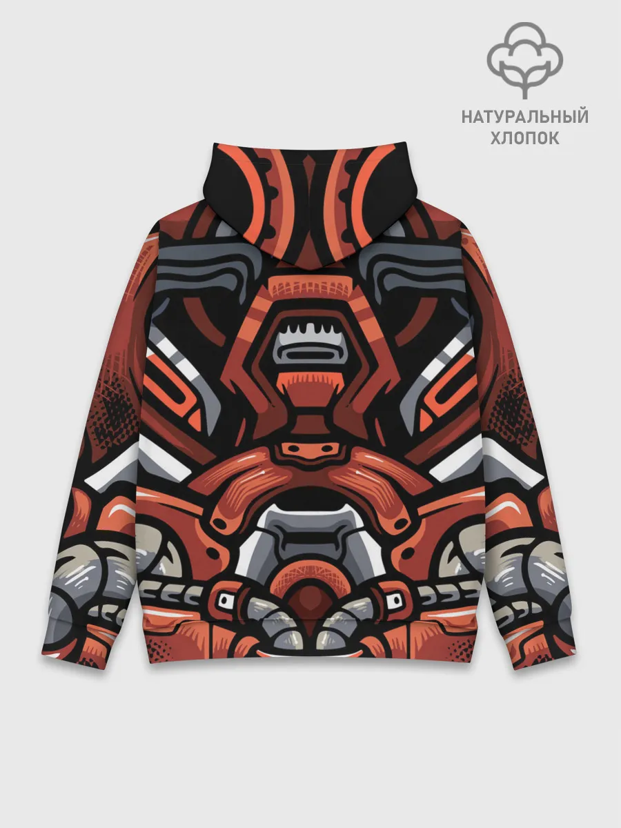 Худи мужской база хлопок / Cyber Samurai