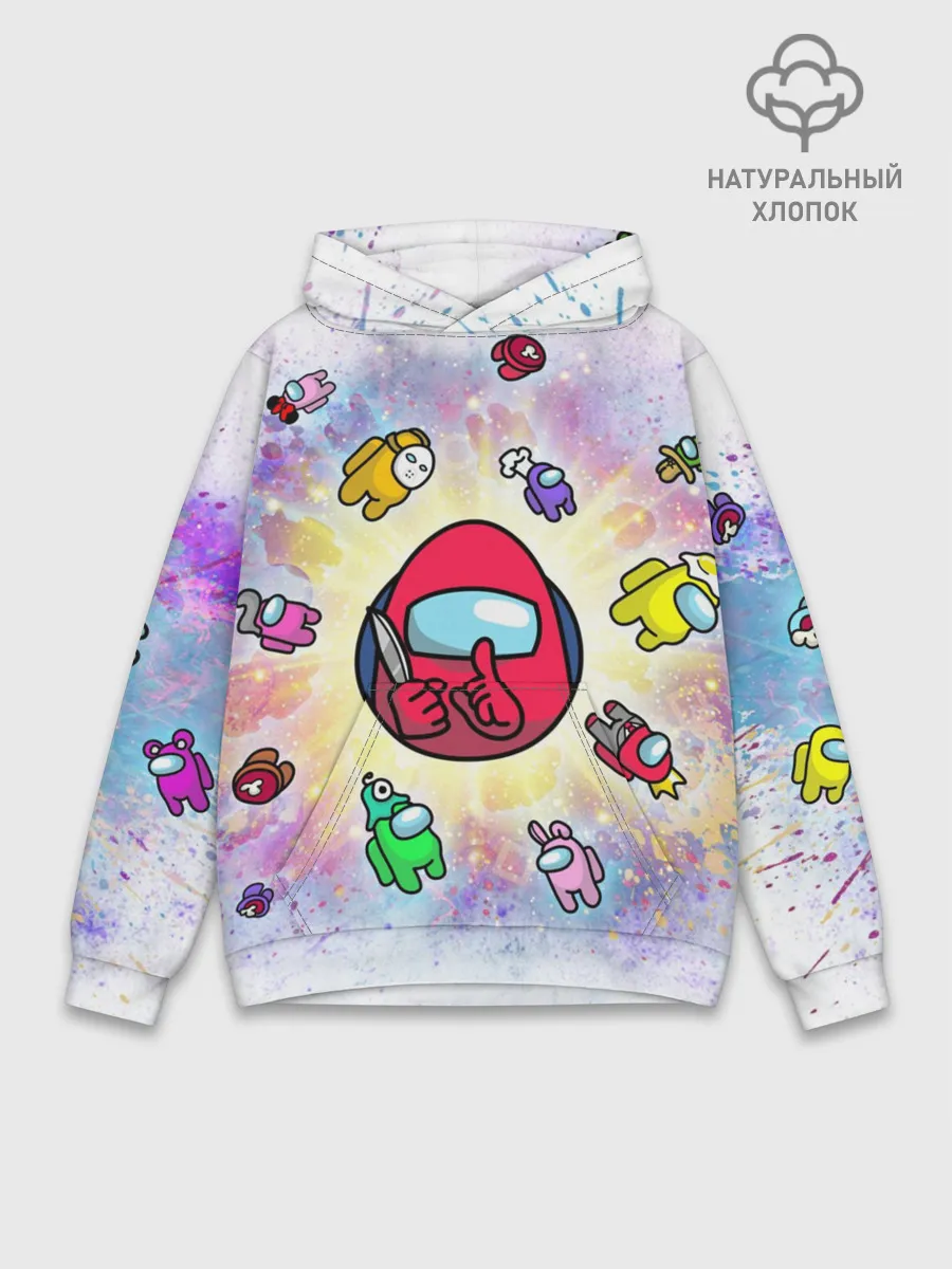 Худи мужской база хлопок / Among us space