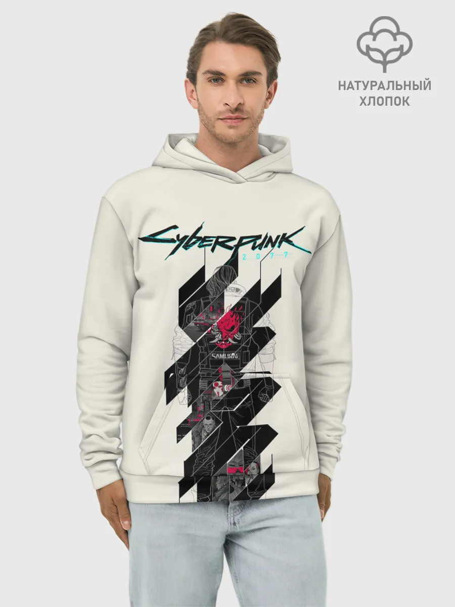 Худи мужской база хлопок / Cyberpunk 2077