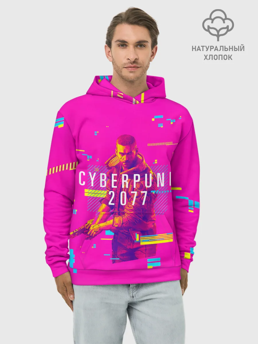 Худи мужской база хлопок / Cyberpunk 2077