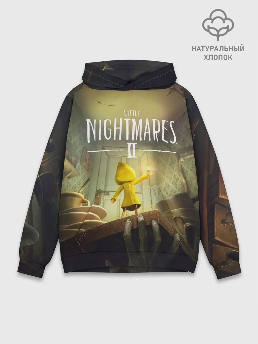 Худи мужской база хлопок / Little Nightmares 2