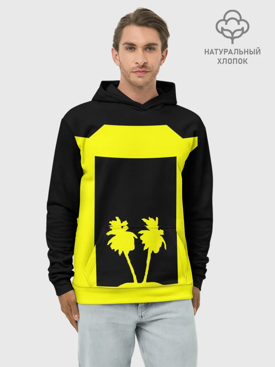 Худи мужской база хлопок / Cyberpunk 2077 nightcity