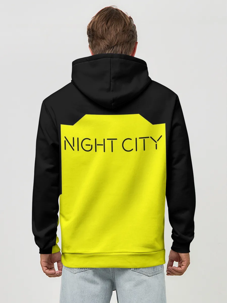 Худи мужской база хлопок / Cyberpunk 2077 nightcity