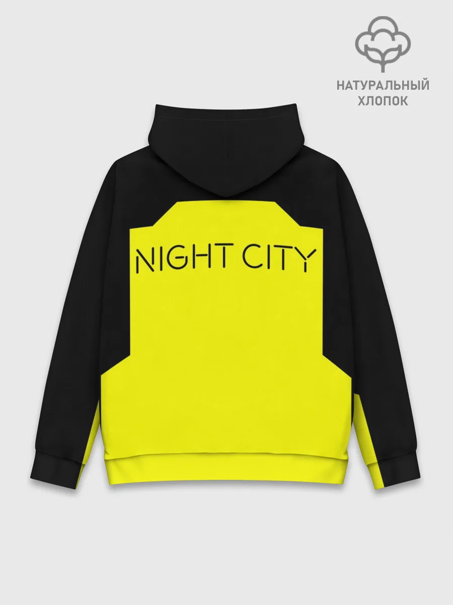 Худи мужской база хлопок / Cyberpunk 2077 nightcity