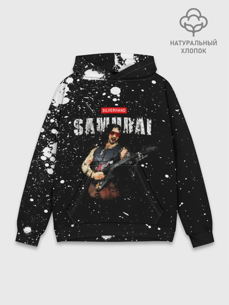 Худи мужской база хлопок / SAMURAI Cyberpunk 2077