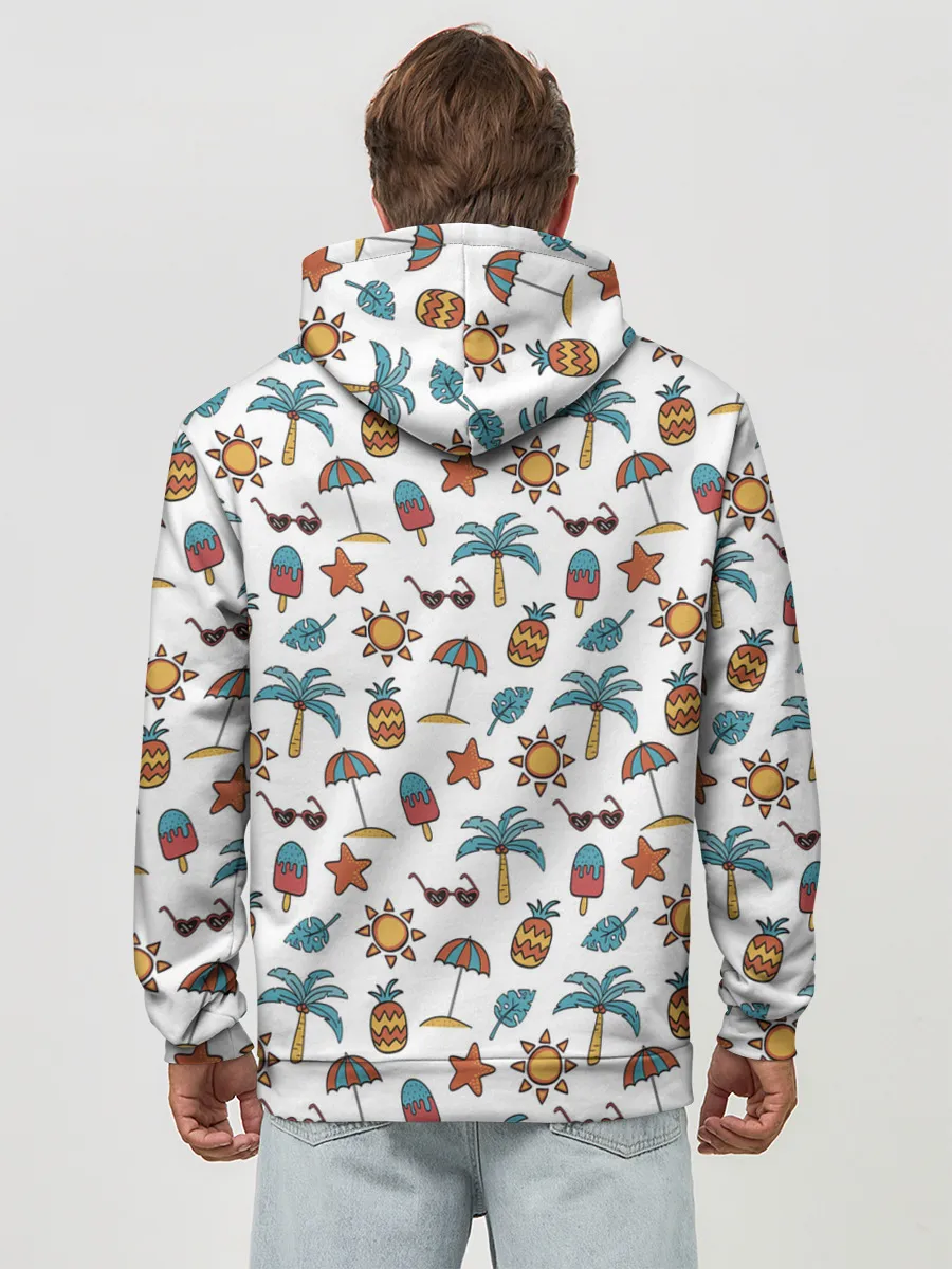 Худи мужской база хлопок / Летний паттерн