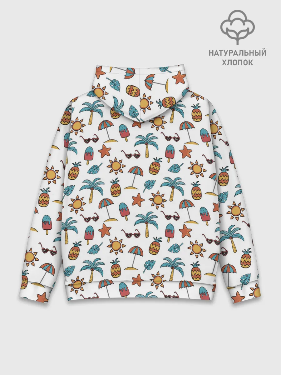 Худи мужской база хлопок / Летний паттерн