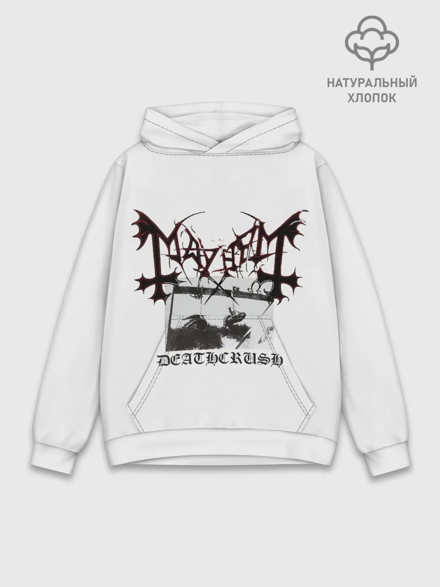 Худи мужской база хлопок / Mayhem