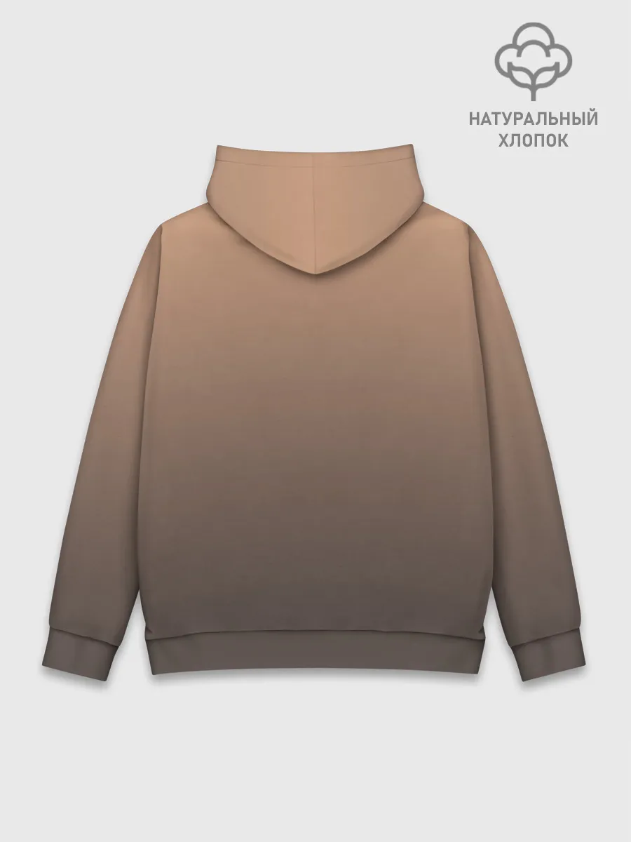 Худи мужской база хлопок / девочка сова с топром