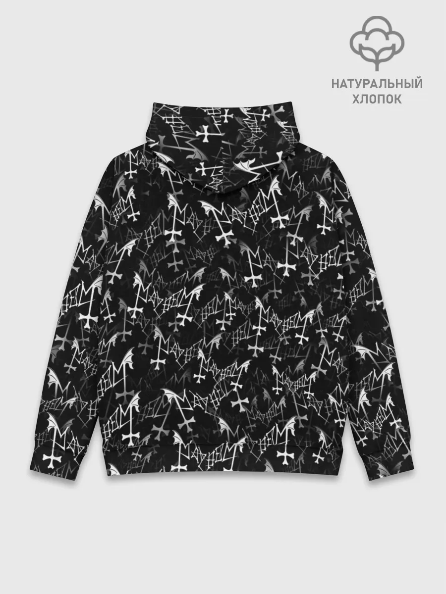 Худи мужской база хлопок / Mayhem