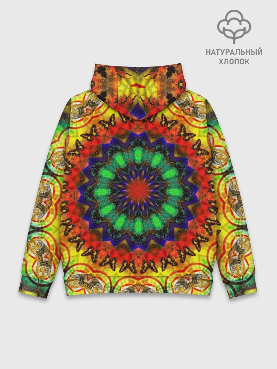 Худи мужской база хлопок / Хиппи
