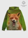 Худи мужской база хлопок / Лисица