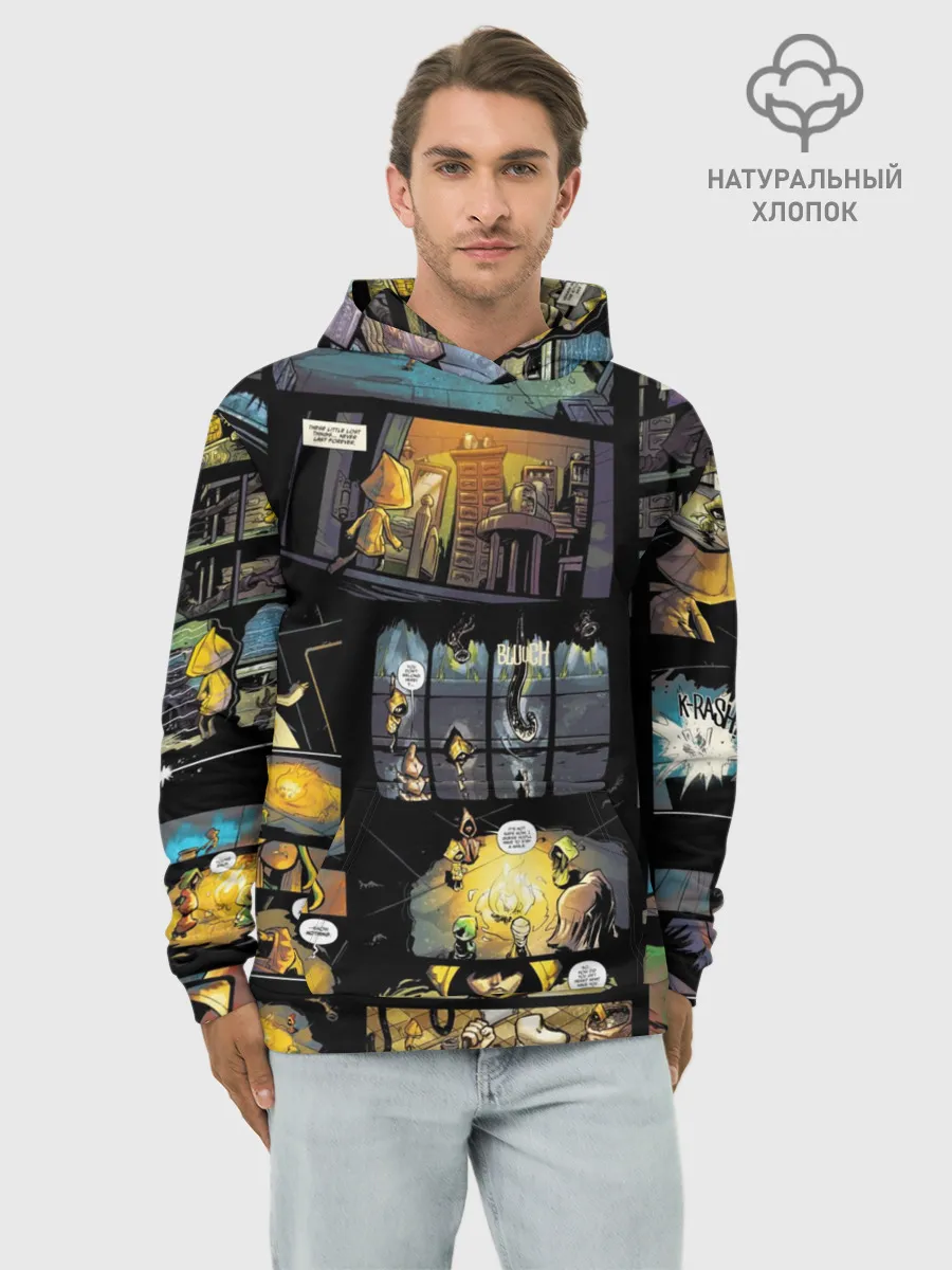 Худи мужской база хлопок / LITTLE NIGHTMARES