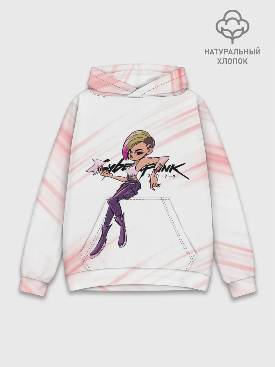 Худи мужской база хлопок / Moxes Cyberpunk 2077