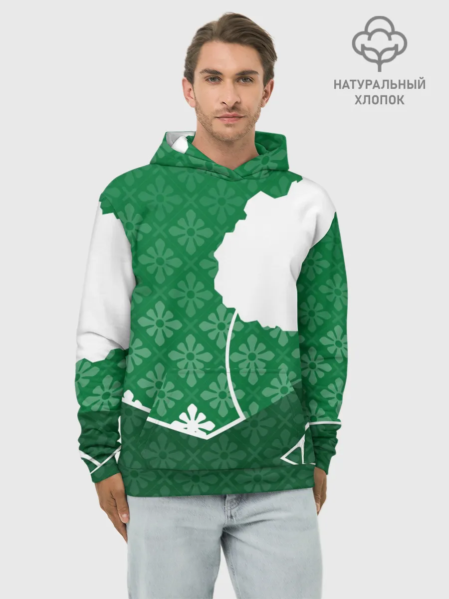 Худи мужской база хлопок / Дерево