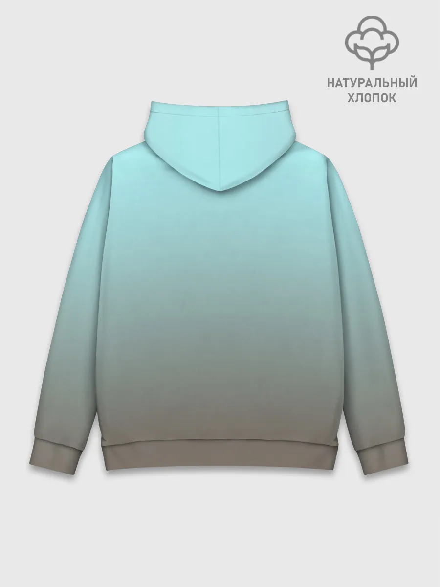 Худи мужской база хлопок / Малыш хаски