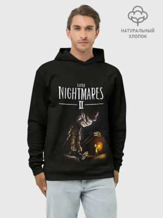 Худи мужской база хлопок / Little Nightmares 2 СТОРОЖ