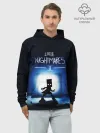 Худи мужской база хлопок / Little Nightmares 2 МОНО