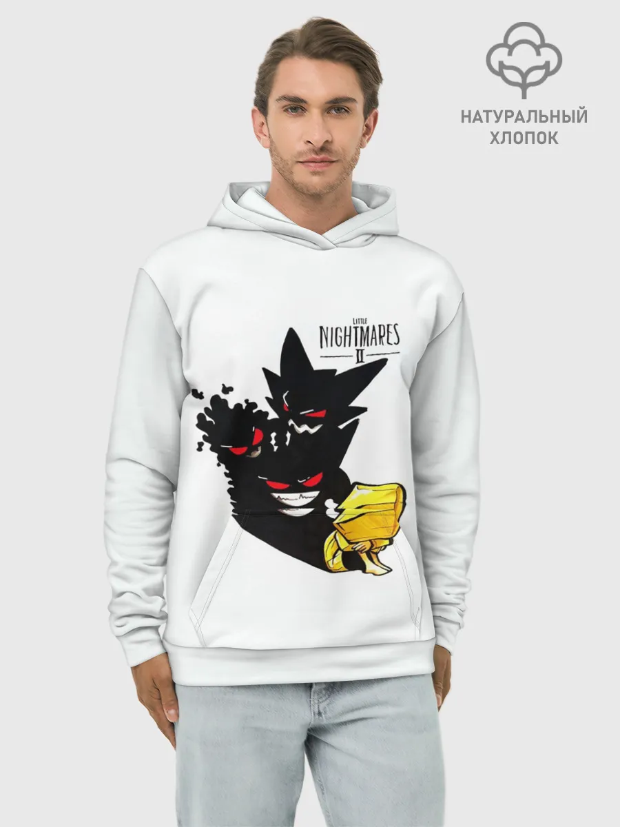Худи мужской база хлопок / Little Nightmares 2 тень