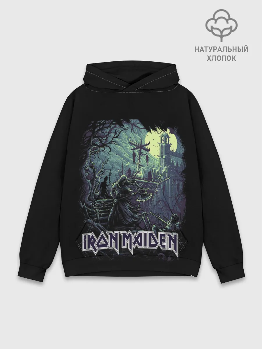Худи мужской база хлопок / IRON MAIDEN