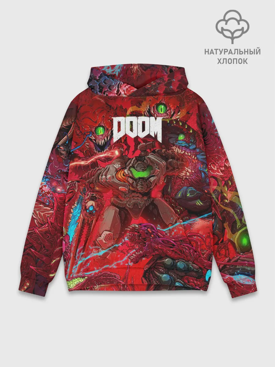 Худи мужской база хлопок / Doom | Палач Рока