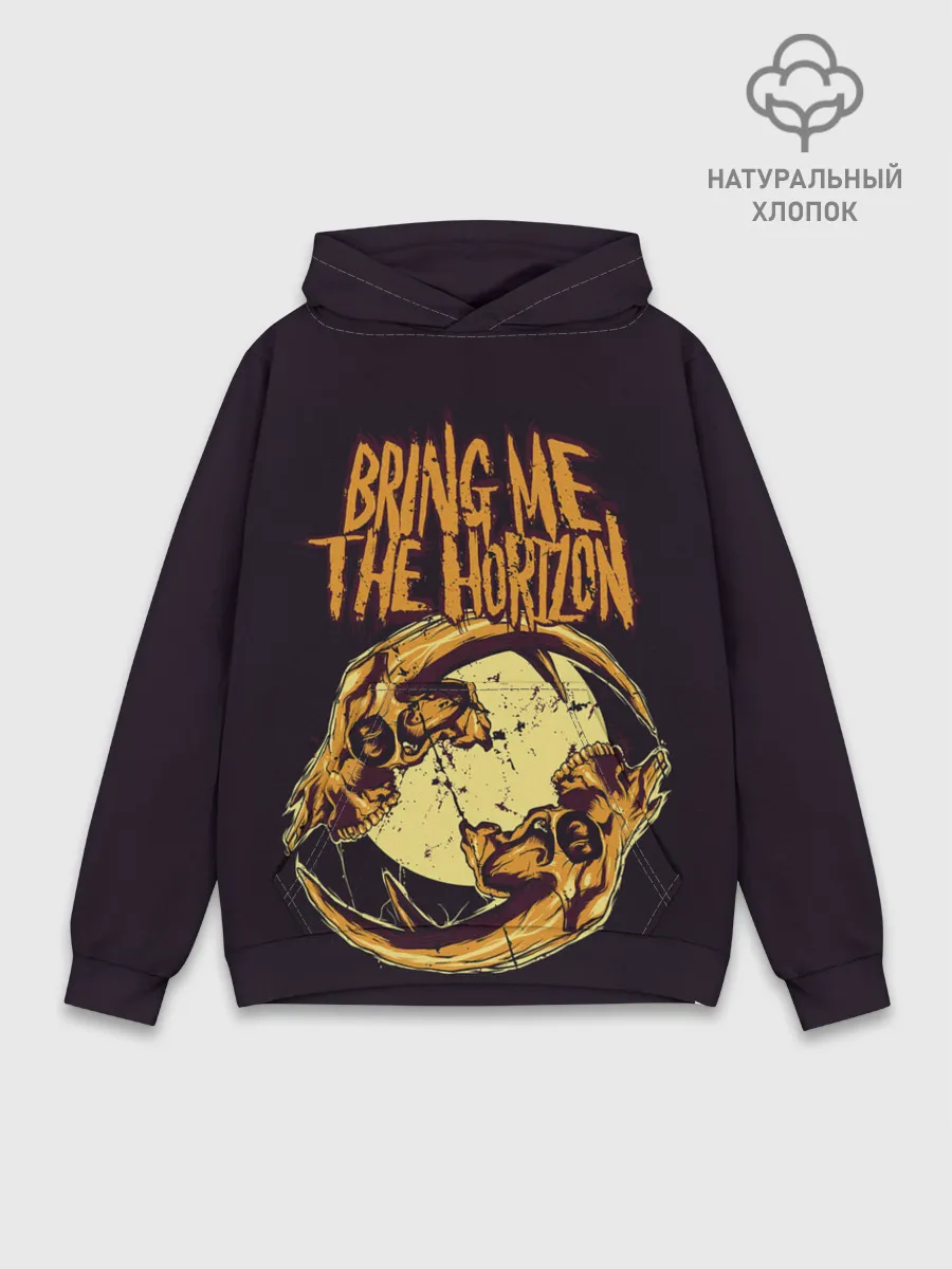 Худи мужской база хлопок / BRING ME THE HORIZON