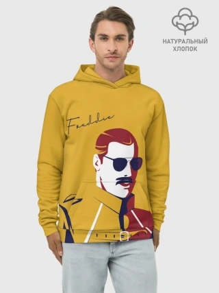 Худи мужской база хлопок / QUEEN FREDDY