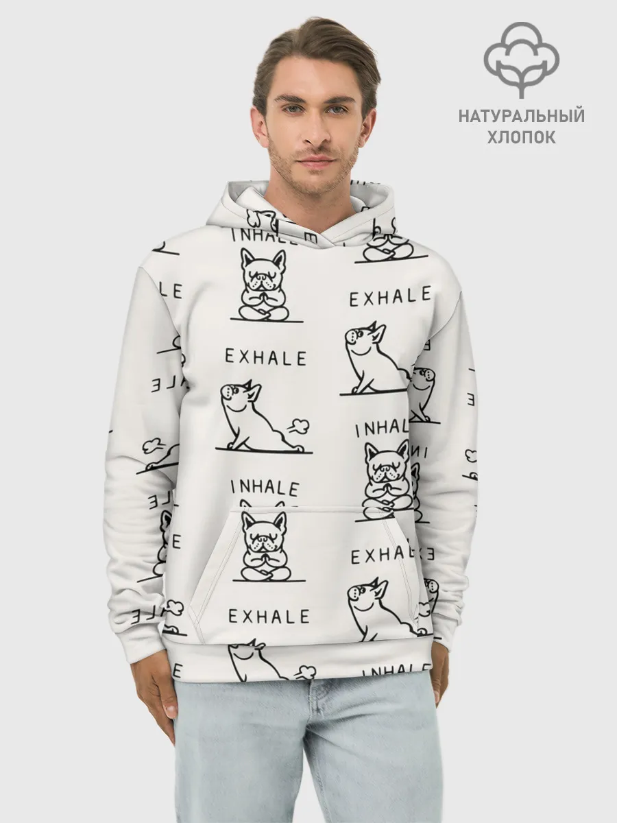 Худи мужской база хлопок / INHALE