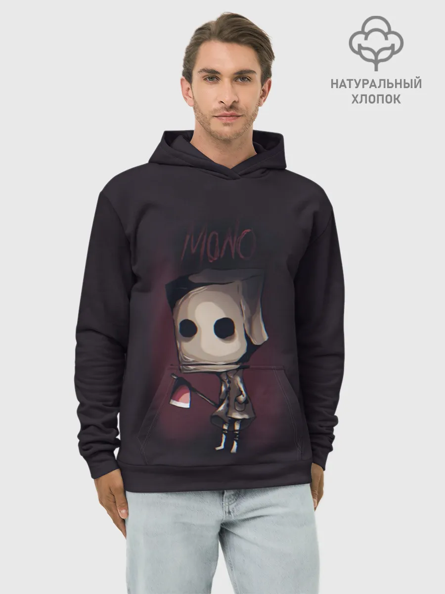 Худи мужской база хлопок / Little Nightmares 2 mono