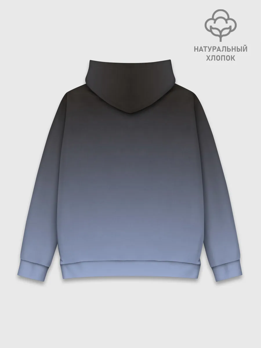 Худи мужской база хлопок / сиамская милая кошечка